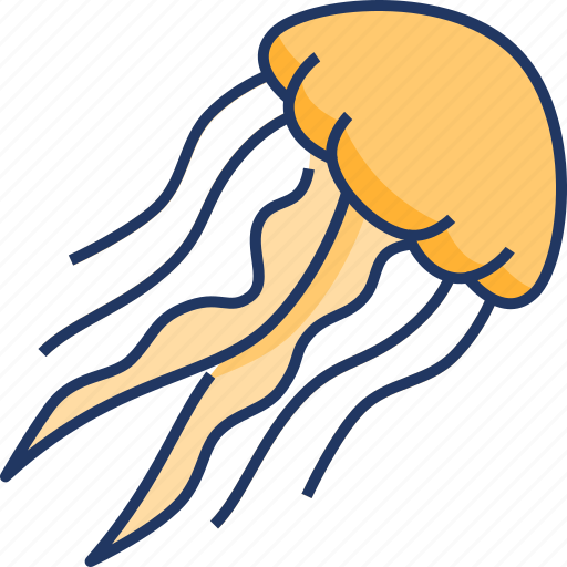 Jellyfish, fish, sea, ocean, sea animal, sea life, aquatic animal icon - Download on Iconfinder
