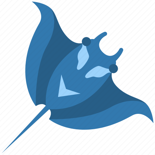 Manta ray, animal, fish, sea, sea animal, stingray, sea life icon - Download on Iconfinder