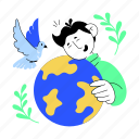 world peace, global harmony, peace day, peaceful planet, peaceful earth 