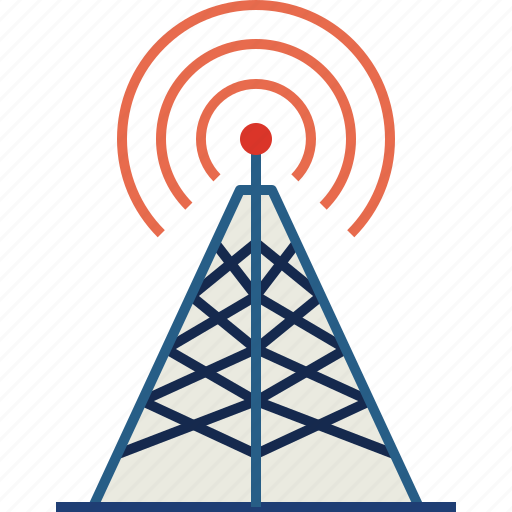 Antenna tower, signal tower, radio tower, communication antenna, telecommunication tower, mobile signals, cell tower icon - Download on Iconfinder