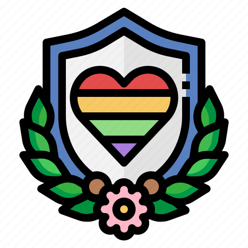 Badge, organization, emblem, lgbtq, pride, day icon - Download on Iconfinder