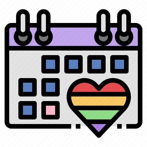 Pride, month, world, day, lgbtqia, calendar, event icon - Download on Iconfinder
