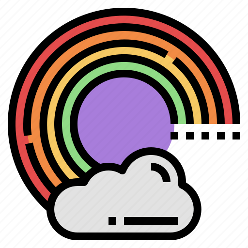 Rainbow, gay, weather, diversity, pride, day icon - Download on Iconfinder