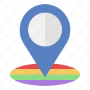 address, location, pin, map, pride, month