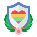badge, organization, emblem, lgbtq, pride, day