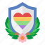 badge, organization, emblem, lgbtq, pride, day 
