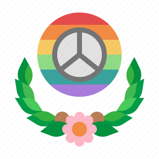 Peace, nonviolence, homosexual, pride, day icon - Download on Iconfinder