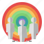 rainbow, lgbtq, pride, day, month, diverse 