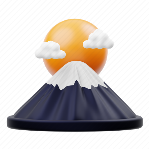 Fuji, mountain, japan, travel, landmark, destination, city icon - Download on Iconfinder