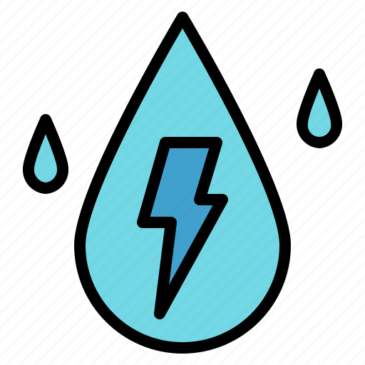 Water, energy, ecology, hydropower, environment, nature icon - Download on Iconfinder