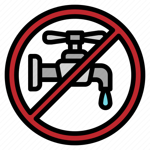 Turn, off, water, drip, faucet, stop icon - Download on Iconfinder