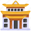 chinese landmark, chinese building, pagoda temple, chinese temple, temple architecture 