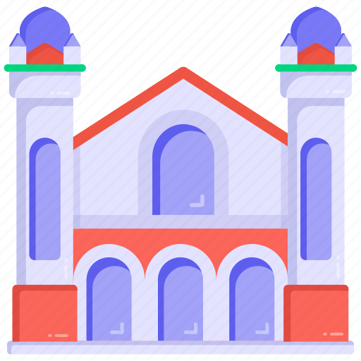 Holy place, holy mosque, worship building, dome building, islamic building icon - Download on Iconfinder
