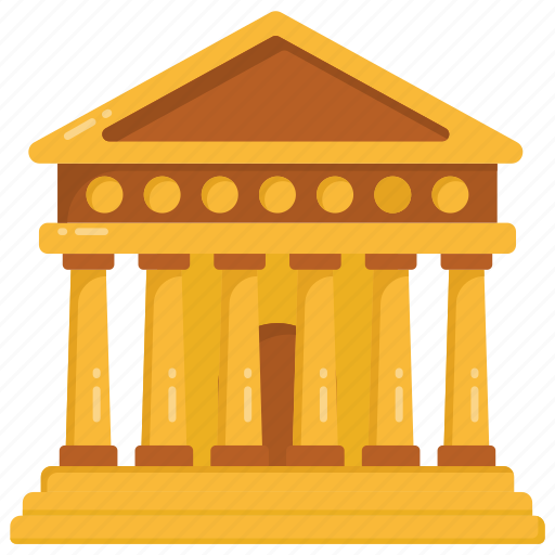 Parthenon temple, acropolis, temple architecture, parthenon building, acropolis building icon - Download on Iconfinder