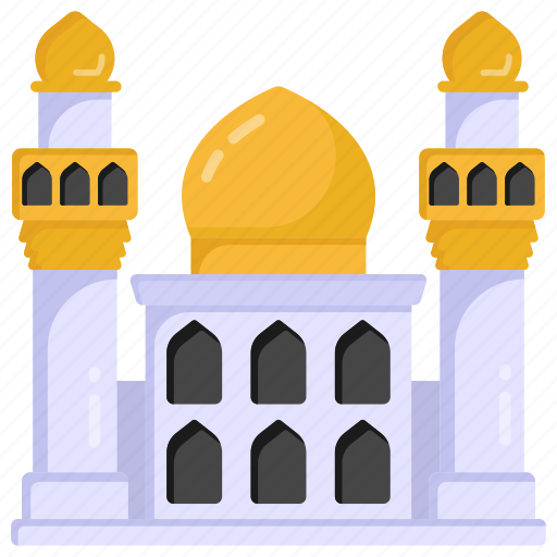 Holy place, religious place, mosque building, dome building, islamic building icon - Download on Iconfinder