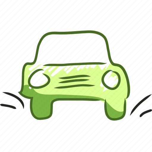 Auto, car, handdraw, traffic, transport, vehicle, travel icon - Download on Iconfinder
