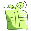 birthday, christmas, gift, handdraw, packet, present, xmas