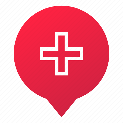 Emergency, first aid, help, hospital, markers, plus, wsd icon - Download on Iconfinder