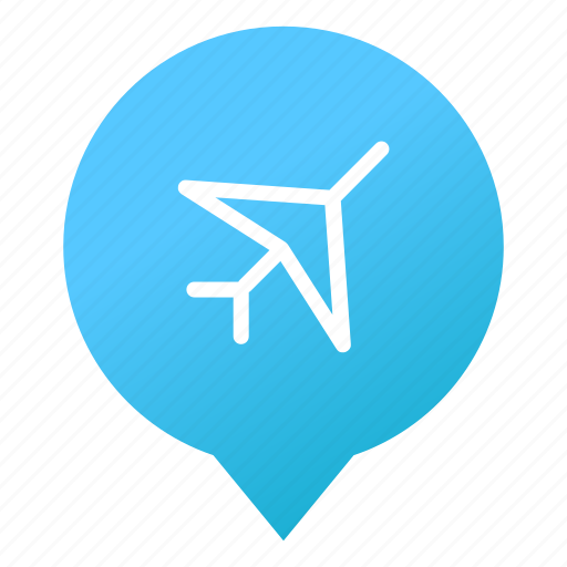 Aero, aircraft, airport, fighter, markers, plane, wsd icon - Download on Iconfinder