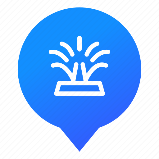 Fountain, markers, spa, wsd, pin icon - Download on Iconfinder