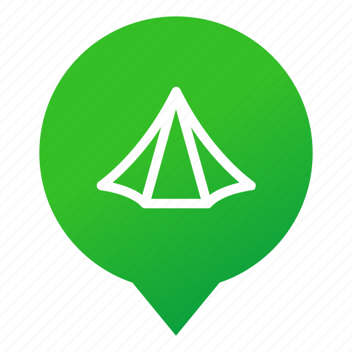 Camp, markers, scout, tent, wsd, pin icon - Download on Iconfinder