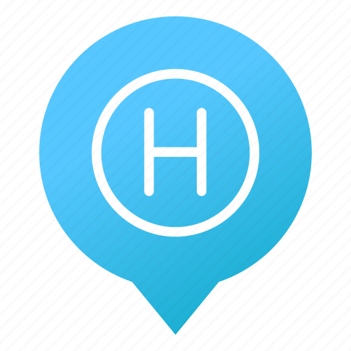 Care, heliport, hospital, map, markers, pin, wsd icon - Download on Iconfinder