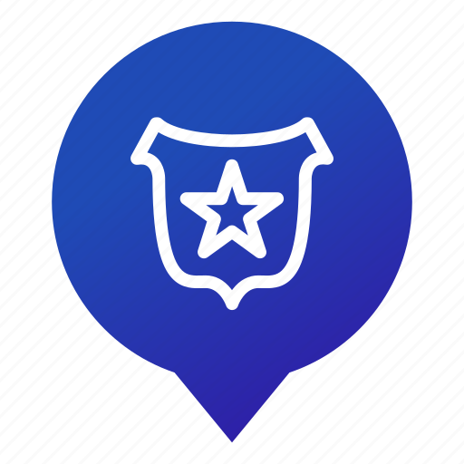 Justice, law, markers, pin, police, scheriff, wsd icon - Download on Iconfinder