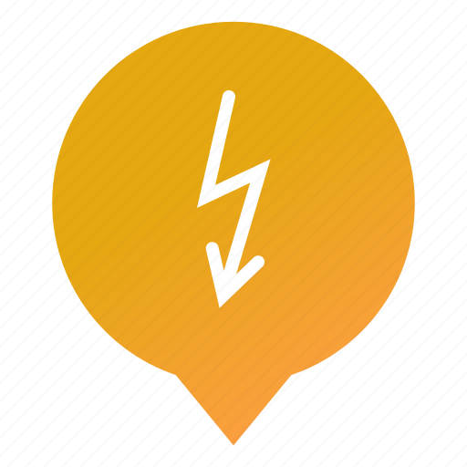 Electricity, energy, flash, lightning bolt, ligtning, markers, wsd icon - Download on Iconfinder