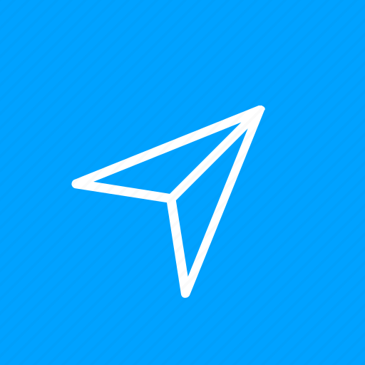 Arrow, mail, marker, post, win, wsd, location icon - Download on Iconfinder