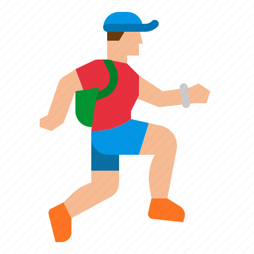 Mountain, run, runner, sport, trail icon - Download on Iconfinder
