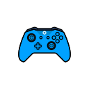 blue, controller, gamer, xbox one