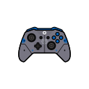 blue, controller, gamer, gear, xbox one 