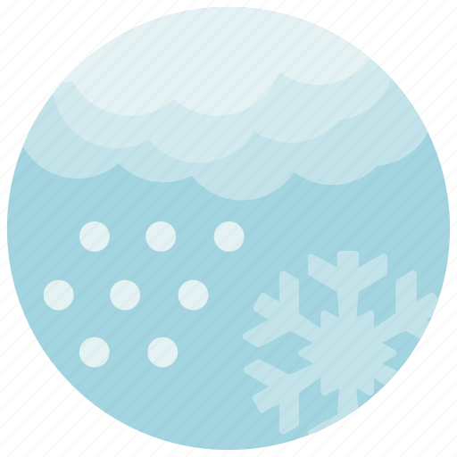 Cloud, forecast, snow, snowflake, weather icon - Download on Iconfinder