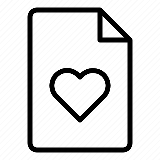 Archive, document, file, folder, love icon - Download on Iconfinder