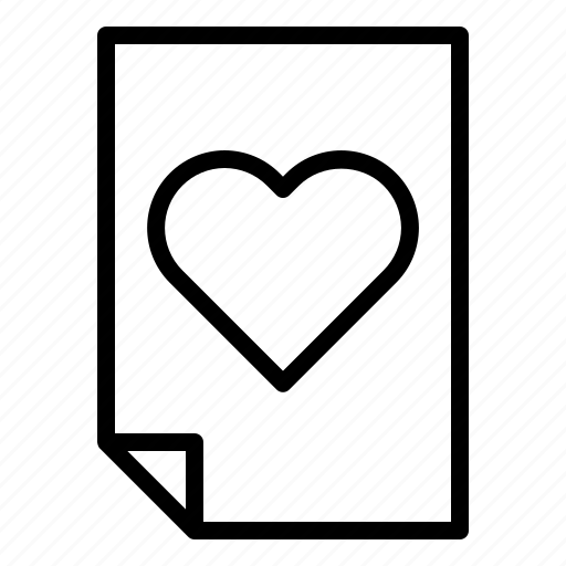 Couple, hearth, love, paper, valentine, wedding icon - Download on Iconfinder