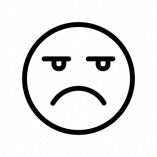 Emoji, emoticon, emotion, expression, sad, smiley icon - Download on Iconfinder