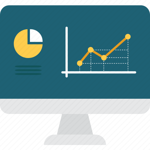 Analytics, business, graphic, laptop, monitor, seo, stats icon - Download on Iconfinder