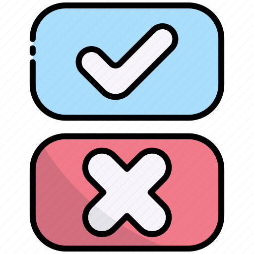 Buttons, button, yes, no, choice, option icon - Download on Iconfinder