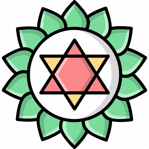 Anahata, chakra, faith, belief icon - Download on Iconfinder