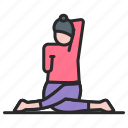 yoga, excercise, physical, activity, pose, woman, fitness, sitting, wellness