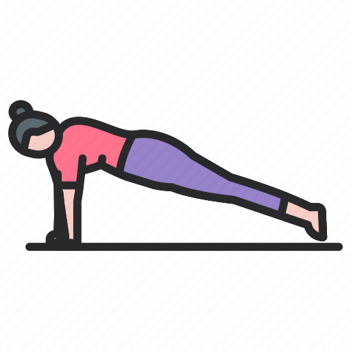 Yoga, excercise, physical, activity, pose, woman, fitness icon - Download on Iconfinder