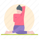 yoga, excercise, physical, activity, pose, woman, fitness, sitting, wellness