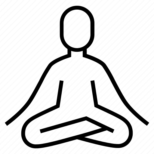 Elaxation, exercise, healthy, meditation, woman, yoga, young icon - Download on Iconfinder