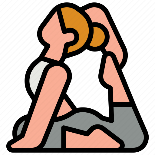 Yoga, relaxation, pose, exercise, asana, wellness, meditation icon - Download on Iconfinder