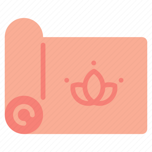 Yoga, mat, equipment, relaxation, wellness, exercise, meditation icon - Download on Iconfinder