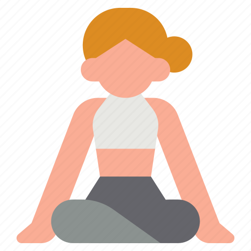 Yoga, relaxation, asana, meditation, wellness, pose, exercise icon - Download on Iconfinder