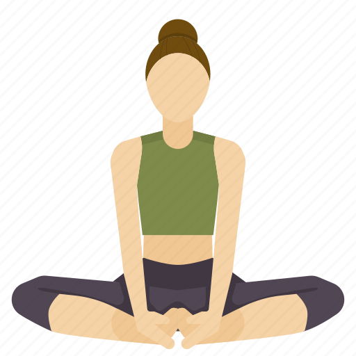 Angle, bound, exercise, pose, yoga icon - Download on Iconfinder