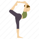 dancer, exercise, health, king, pose, yoga