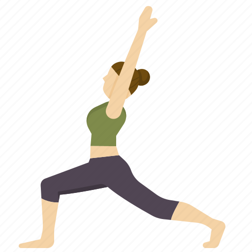 Exercise, fitness, low, lunge, pose, yoga icon - Download on Iconfinder