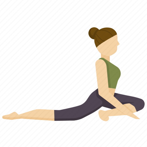 Fitness, meditation, pigeon, pose, yoga icon - Download on Iconfinder